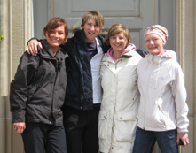Nina, Bjørn, Mette og Lene Dallund maj 2007