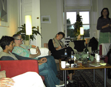 Rebecca, Mette, Sine og Nina Dallund maj 2007